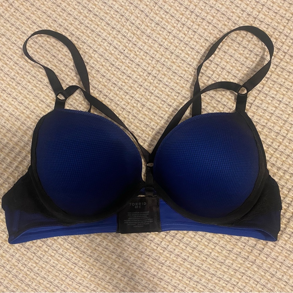 Torrid Push Up Plunge Strappy Bra